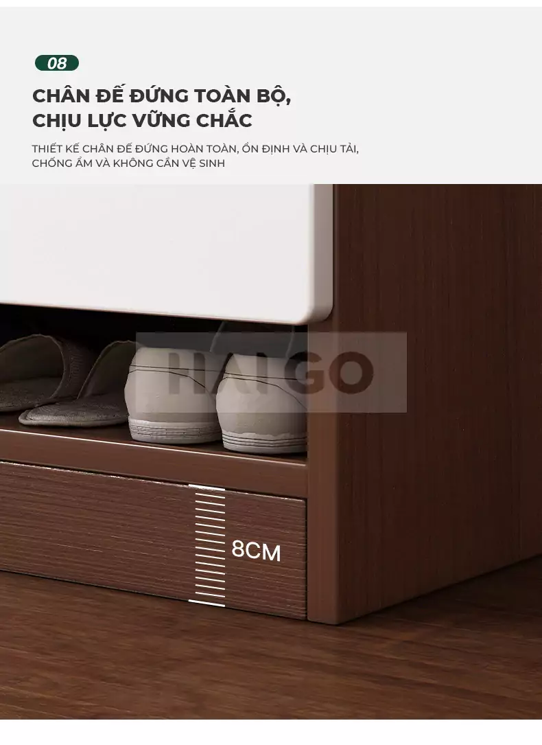Tủ Giày Phong Cách Hiện Đại Haigo TG140