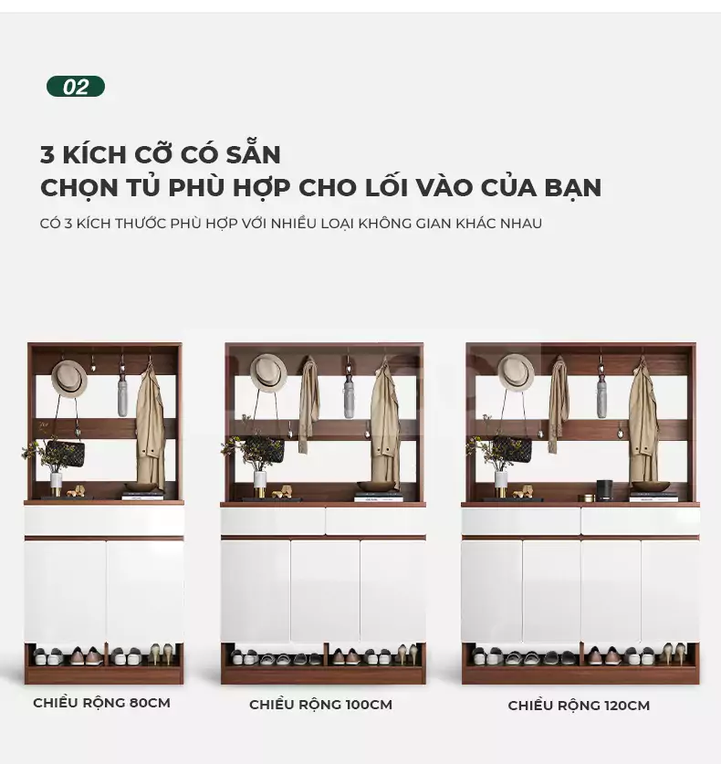 Tủ Giày Phong Cách Hiện Đại Haigo TG140