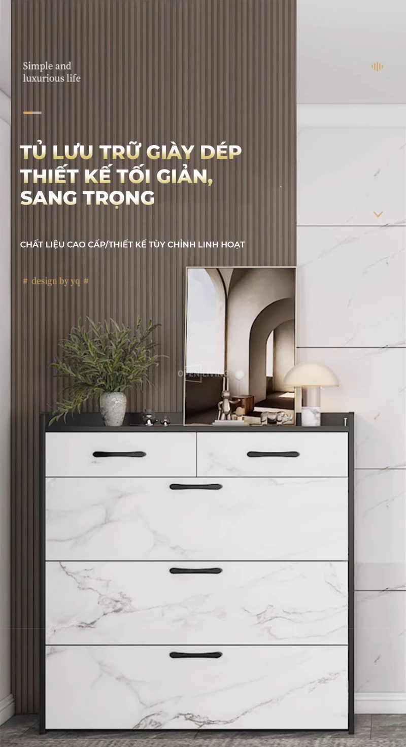 Tủ giày thông minh thiết kế cánh lật nhỏ gọn OpenLiving OGI 011 mang đến sự tiện ích và tiết kiệm không gian. Thiết kế cánh lật hiện đại, chất liệu bền bỉ, giúp sắp xếp giày dép gọn gàng và ngăn nắp. Lựa chọn hoàn hảo cho mọi không gian sống.