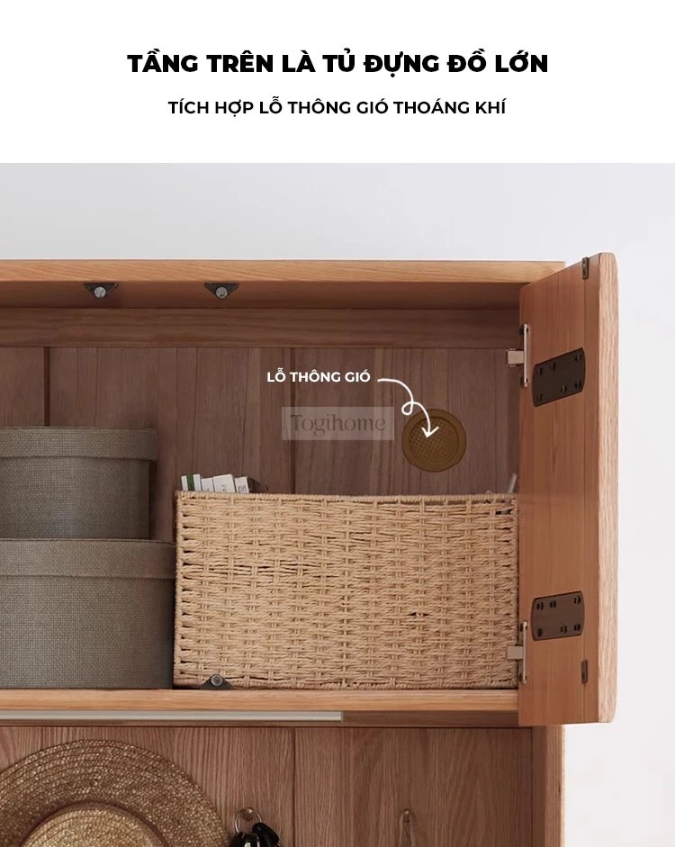 Tủ Kệ Để Giày Gỗ Tự Nhiên Thiết Kế Tối Giản Togismart TDG 115” nhé:  Tủ kệ để giày gỗ tự nhiên thiết kế tối giản Togismart TDG 115 mang lại vẻ đẹp hiện đại, gọn gàng cho không gian sống. Chất liệu gỗ tự nhiên cao cấp, bền chắc, chống mối mọt, phù hợp nhiều phong cách nội thất. Giải pháp lưu trữ giày dép thông minh và thẩm mỹ cho gia đình bạn.