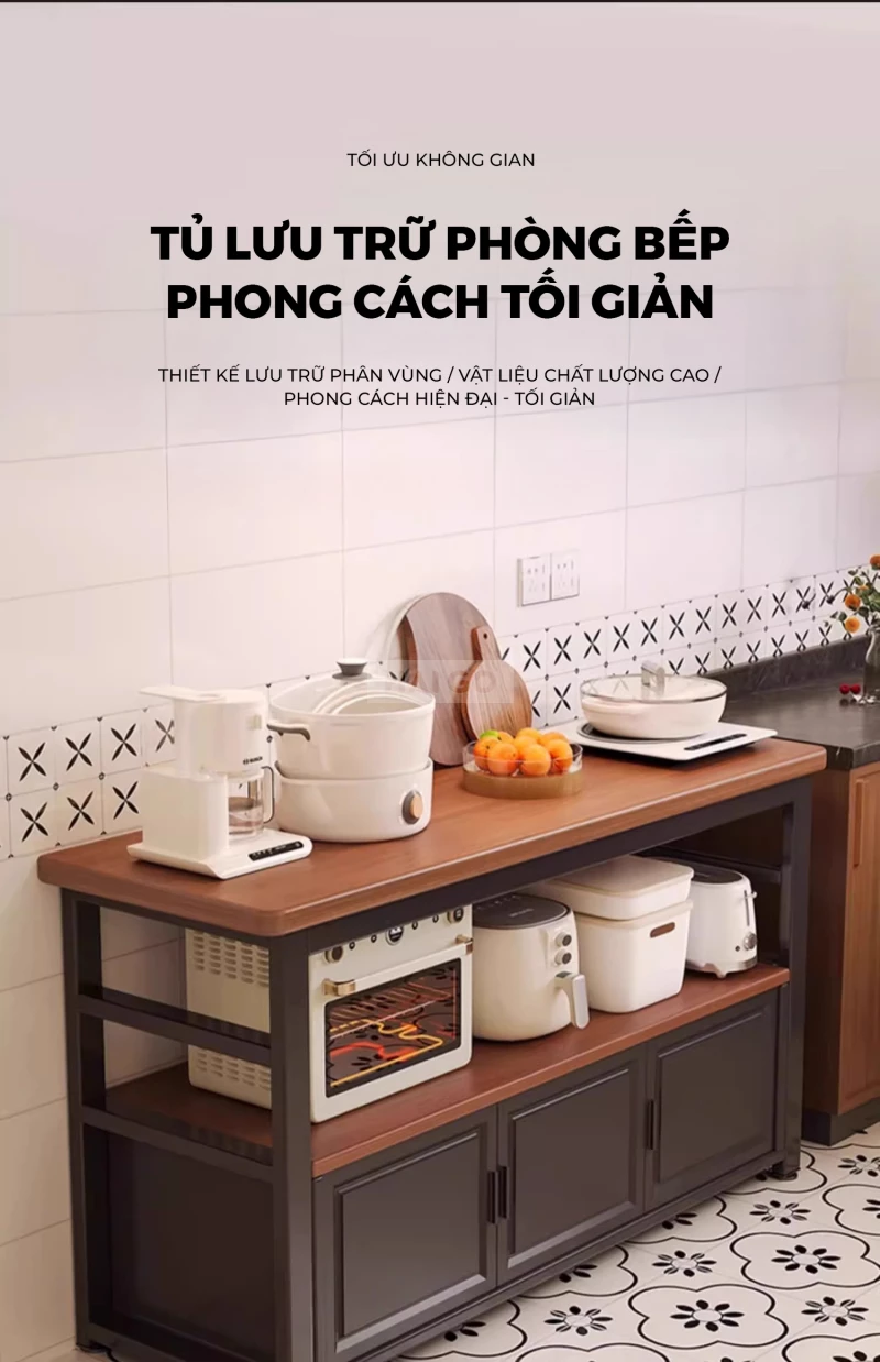 Tủ Lưu Trữ Phòng Bếp Đa Năng Haigo KC388