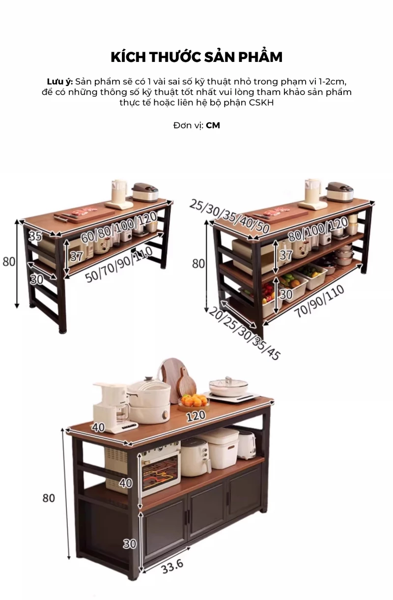 Tủ Lưu Trữ Phòng Bếp Đa Năng Haigo KC388