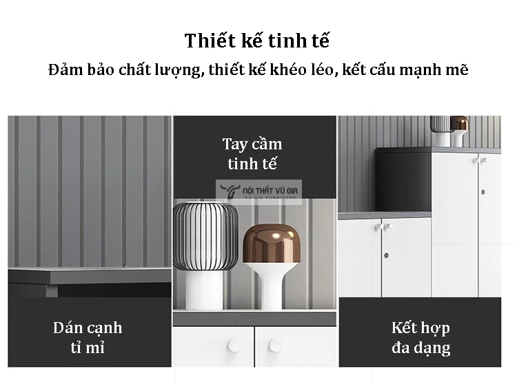 thiết kế tinh tế của Tủ lưu trữ văn phòng đa năng SD247