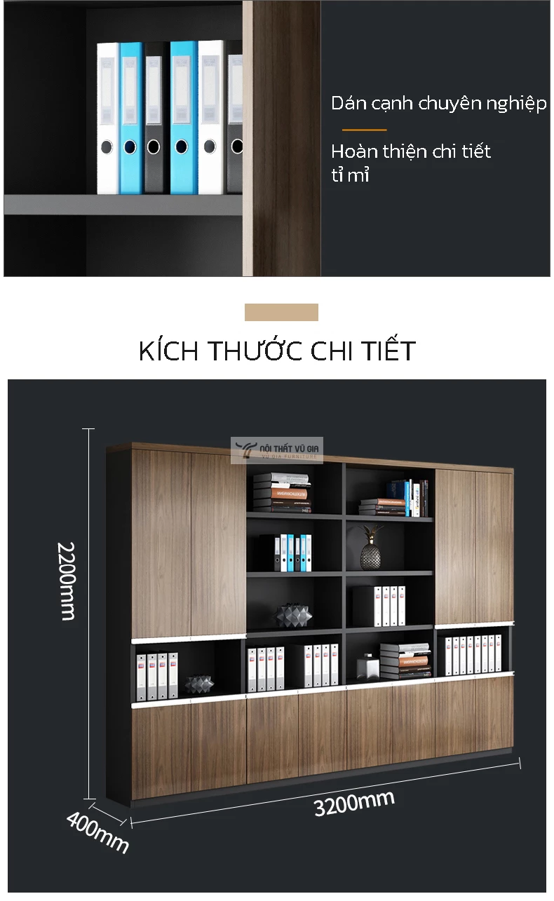 Tủ lưu trữ văn phòng thiết kê hiện đại SD253 được hoàn thiện tỉ mỉ