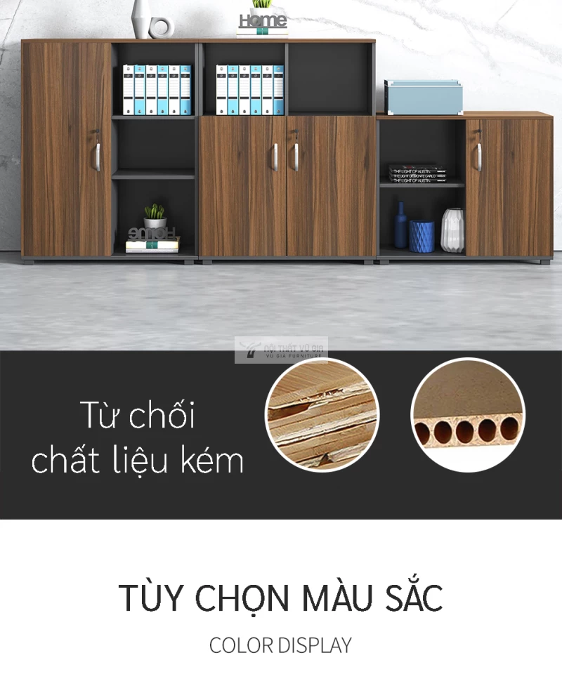 Tủ lưu trữ văn phòng thiết kế tinh tế SD254 sử dụng chất liệu cao cấp, bền bỉ