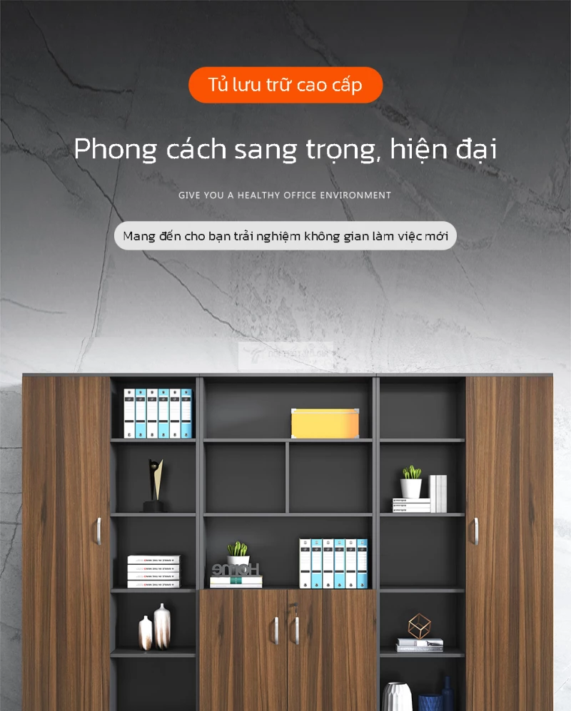 Tủ lưu trữ văn phòng thiết kế tinh tế SD254