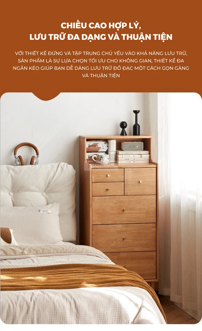 Tủ Ngăn Kéo Đứng CV022 với thiết kế chiều cao phù hợp mang đến sự thoải mái khi sử dụng.