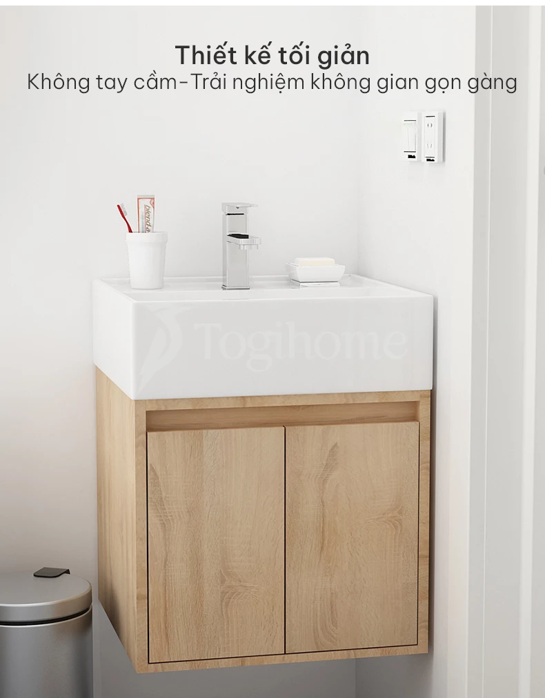 thiết kế tối giản hiện đại của Tủ Phòng Tắm Mini TG12