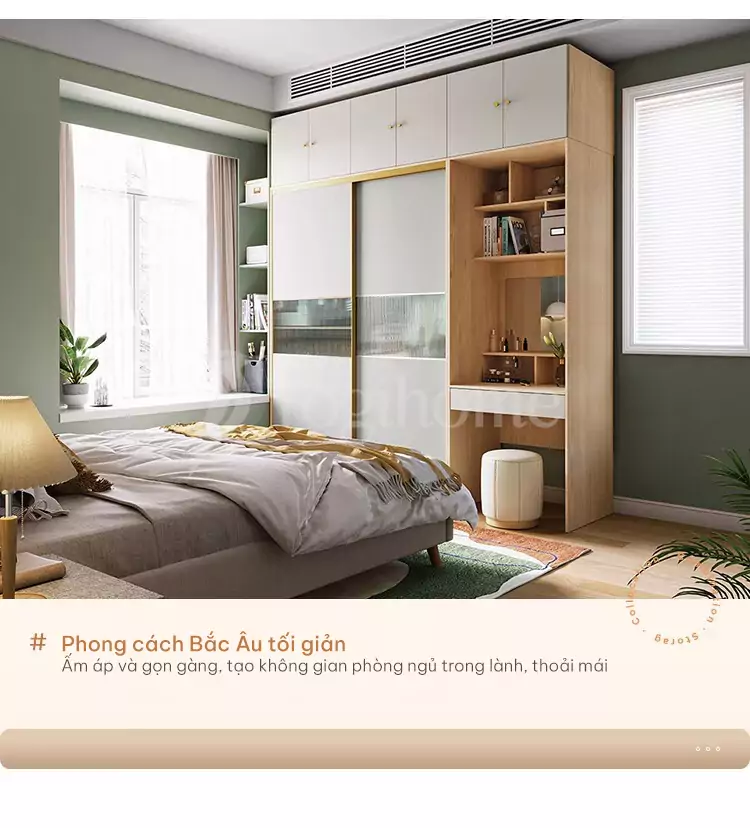 Tủ quần áo cánh lùa sang trọng TQA036