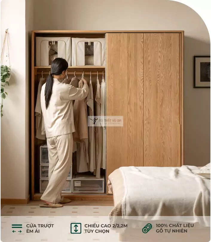 ưu điểm của Tủ quần áo cao cấp, hiện đại BR77