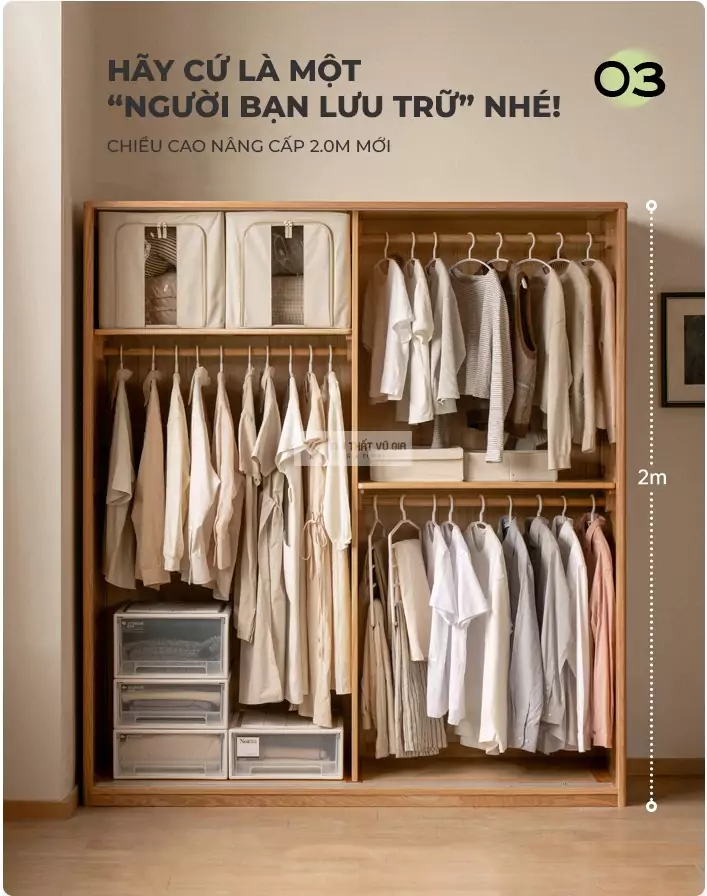 lưu trữ tối ưu với Tủ quần áo cao cấp, hiện đại BR77