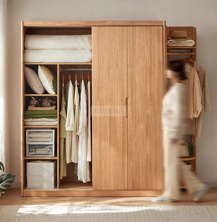 Tủ Quần Áo Gỗ Tự Nhiên Cao Cấp Togismart TQA 110 mang thiết kế hiện đại, sang trọng, phù hợp nhiều không gian phòng ngủ. Chất liệu gỗ tự nhiên bền chắc, chống cong vênh, mối mọt, kết hợp ngăn chứa khoa học, giúp sắp xếp quần áo gọn gàng và nâng tầm thẩm mỹ ngôi nhà.
