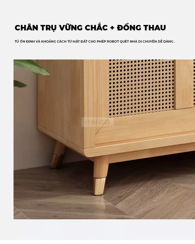 Tủ Quần Áo Phòng Ngủ Gỗ Tự Nhiên Haigo TQA174