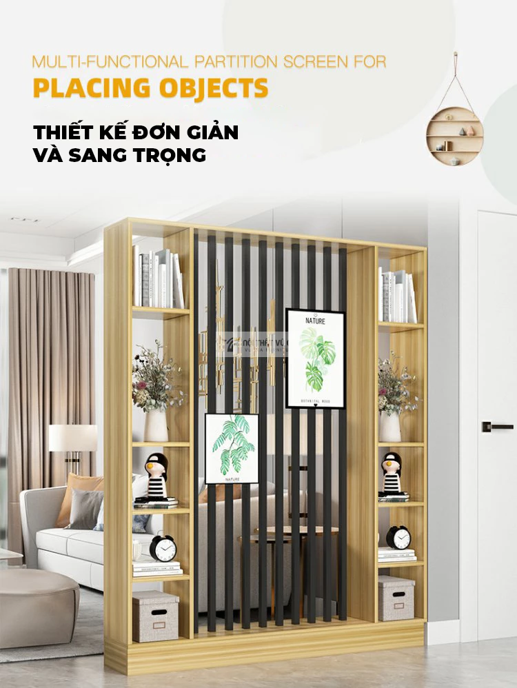 Vách ngăn phòng khách hiện đại LV43