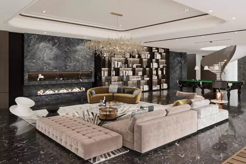 Ý tưởng thiết kế nội thất biệt thự cao cấp phong cách Luxury