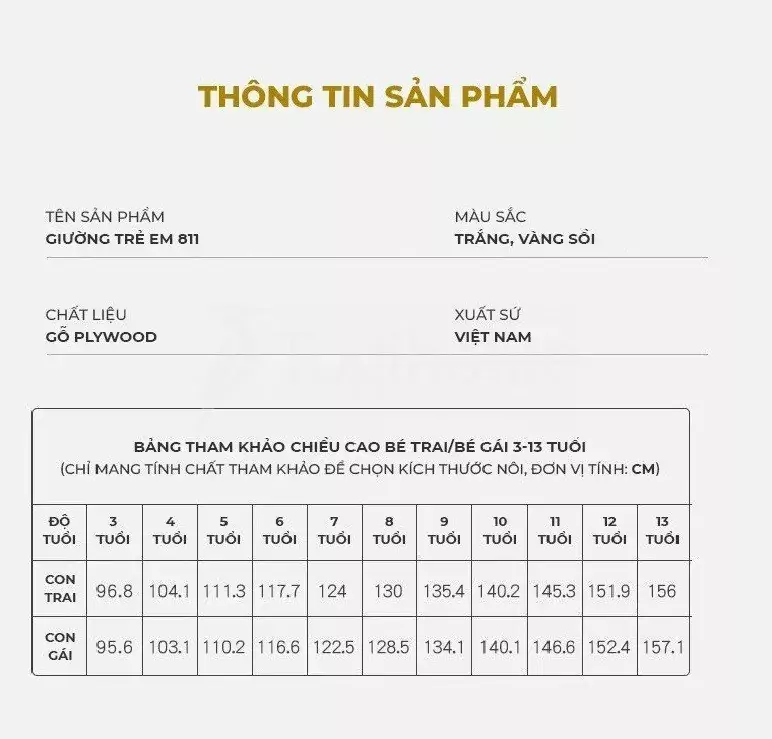 thông tin chi tiết về nôi trẻ em nt02