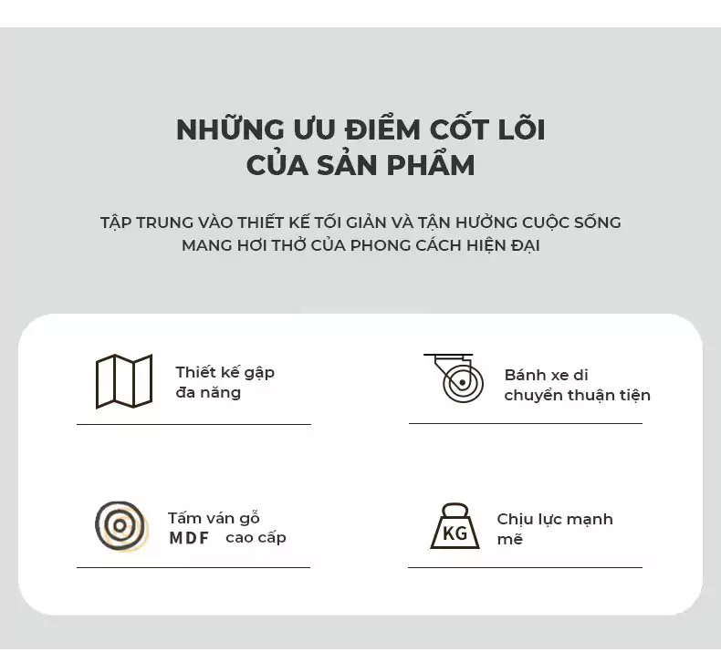 Bàn Gấp Đa Năng TOGI Smart BG010